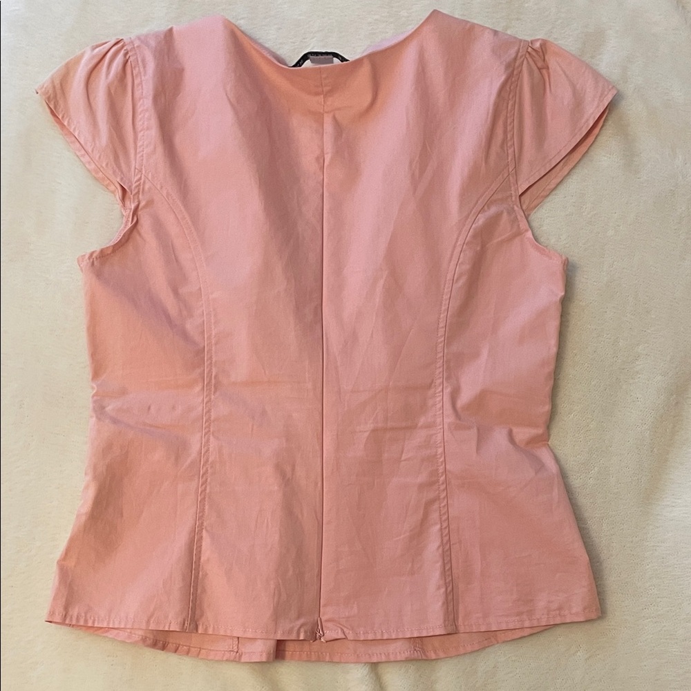 Pink Deep V Top - Picture 2 of 2